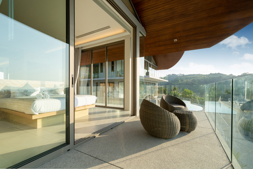 veranda in vetro balcone