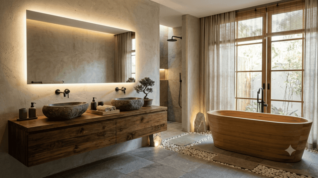 arredamento bagno zen