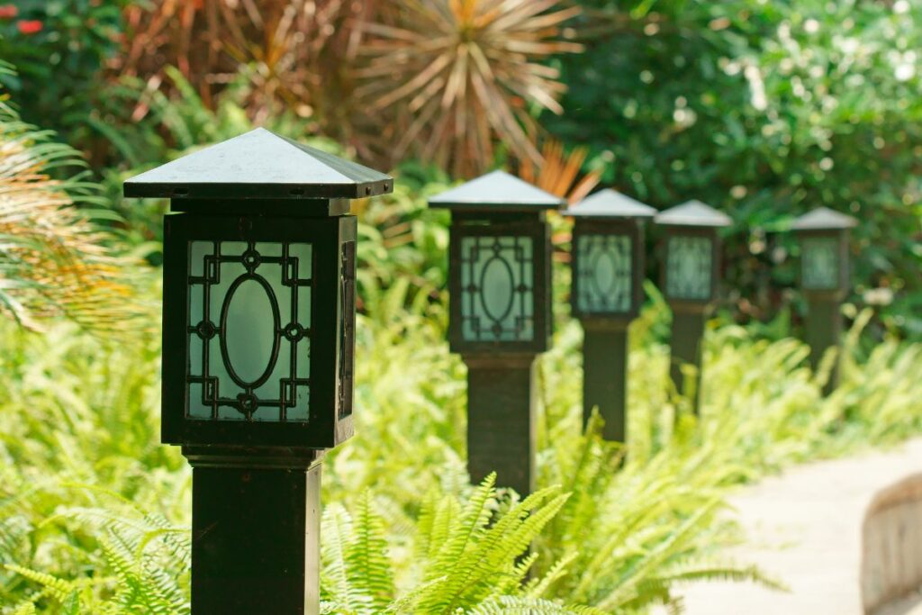 Impianti di illuminazione da giardino