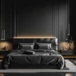 pareti nere camera da letto