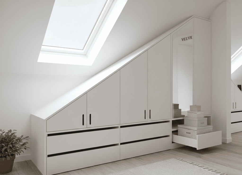 armadio basso per mansarda