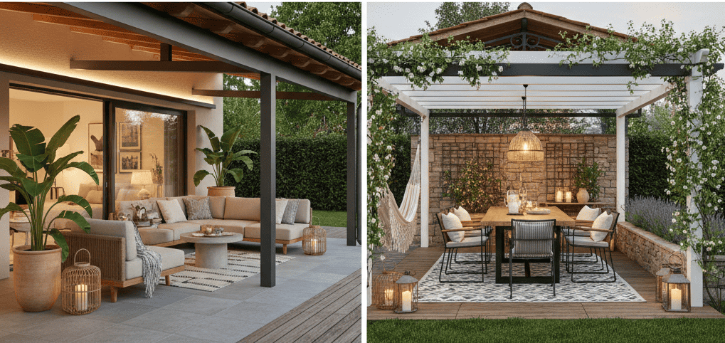 arredo porticato esterno